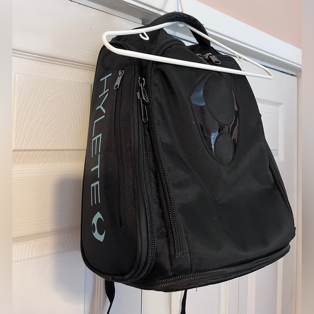 Hylete 6 in 1 Backpack Duffle Bag Huge Big Large Expandable Black. Very RARE!